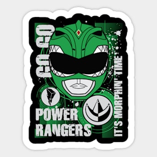 It's Morphin' Time Green Ranger, MMPR Sticker